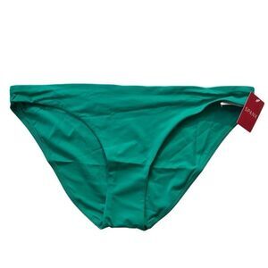 Spanx Shaping Swim Bikini Bottom Moderate Full Mystic Green Size L 50146R new